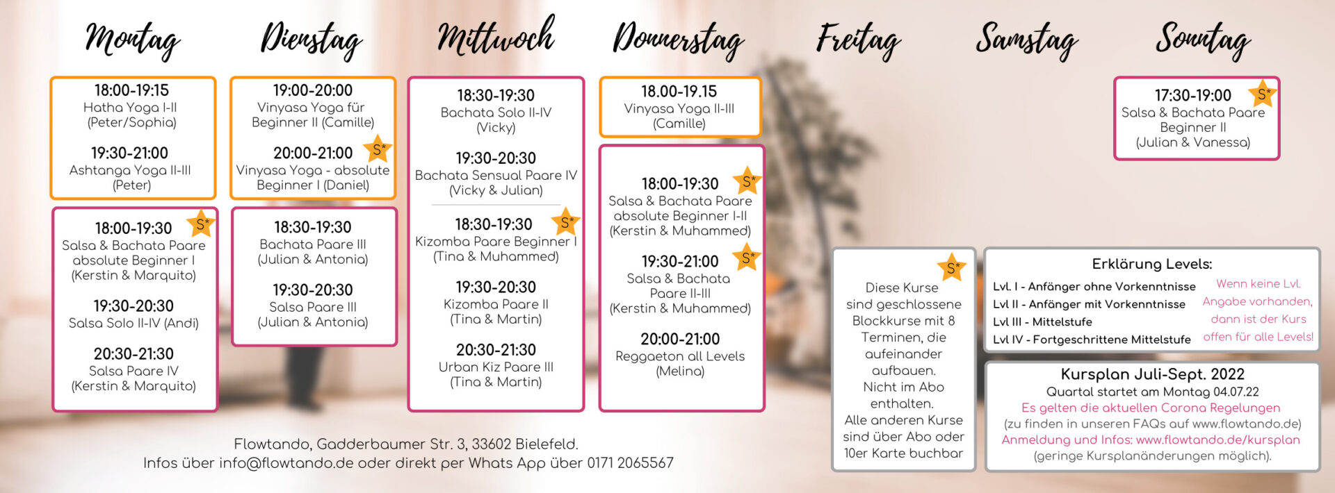 Flowtando Bielefeld Studio für Yoga, Tanz & Coaching